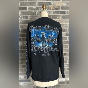 Y2K Orange County Choppers Graphic Long Sleeve T-Shirt AAA Alstyle